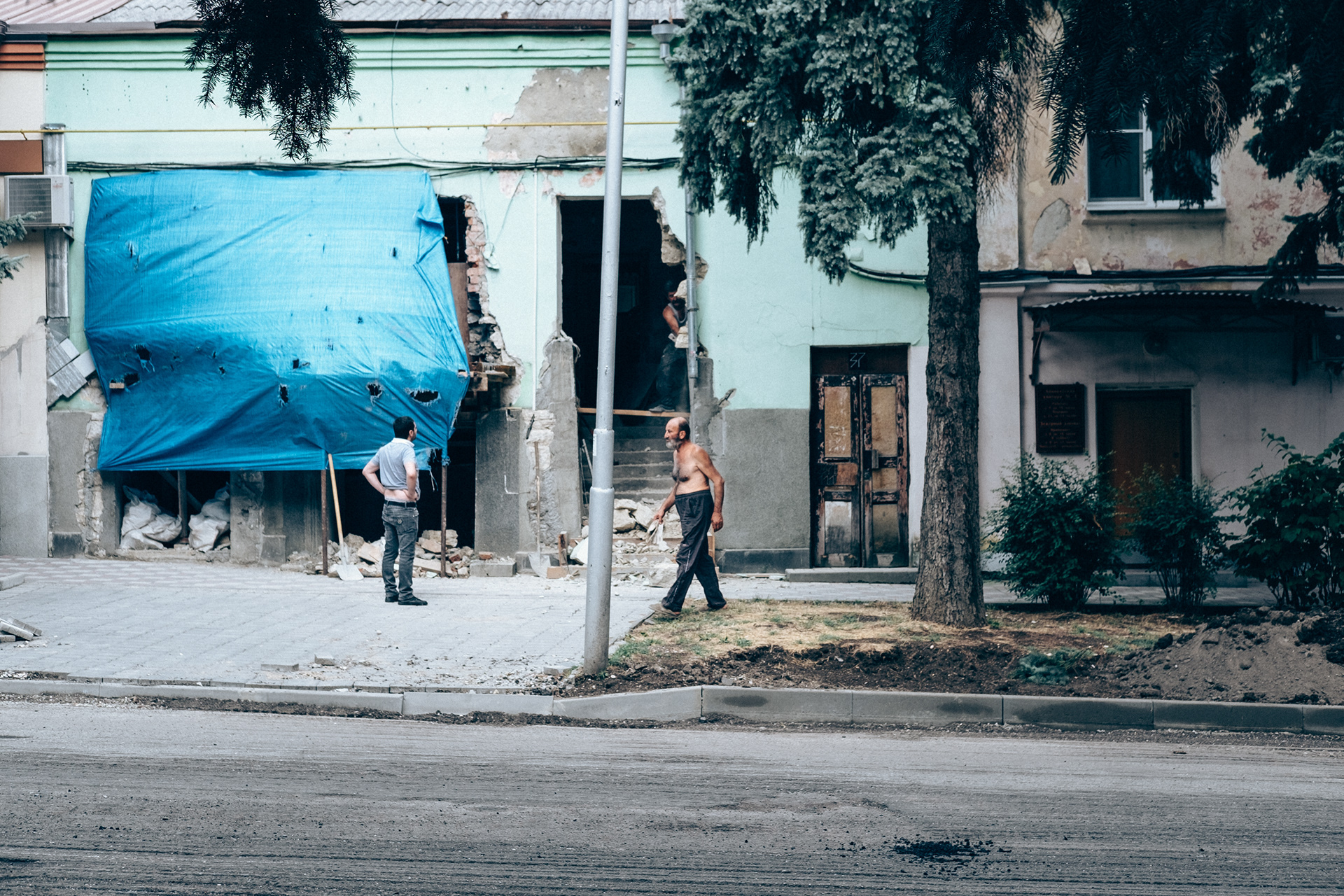 building site in caucasus , pjatigorsk