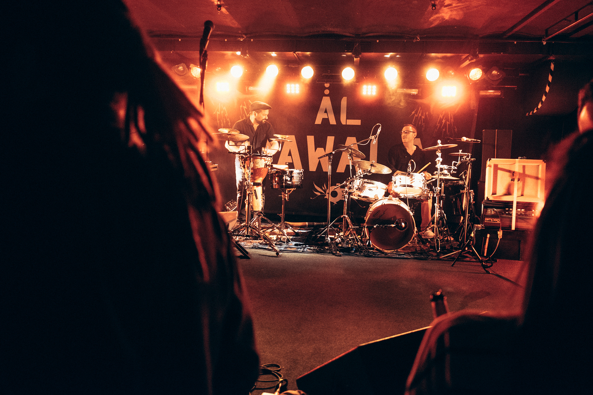 drum session The freiburg-based band al jawala in Lagerhaus Bremen