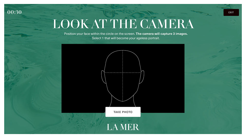 ui and experiential design for La Mer