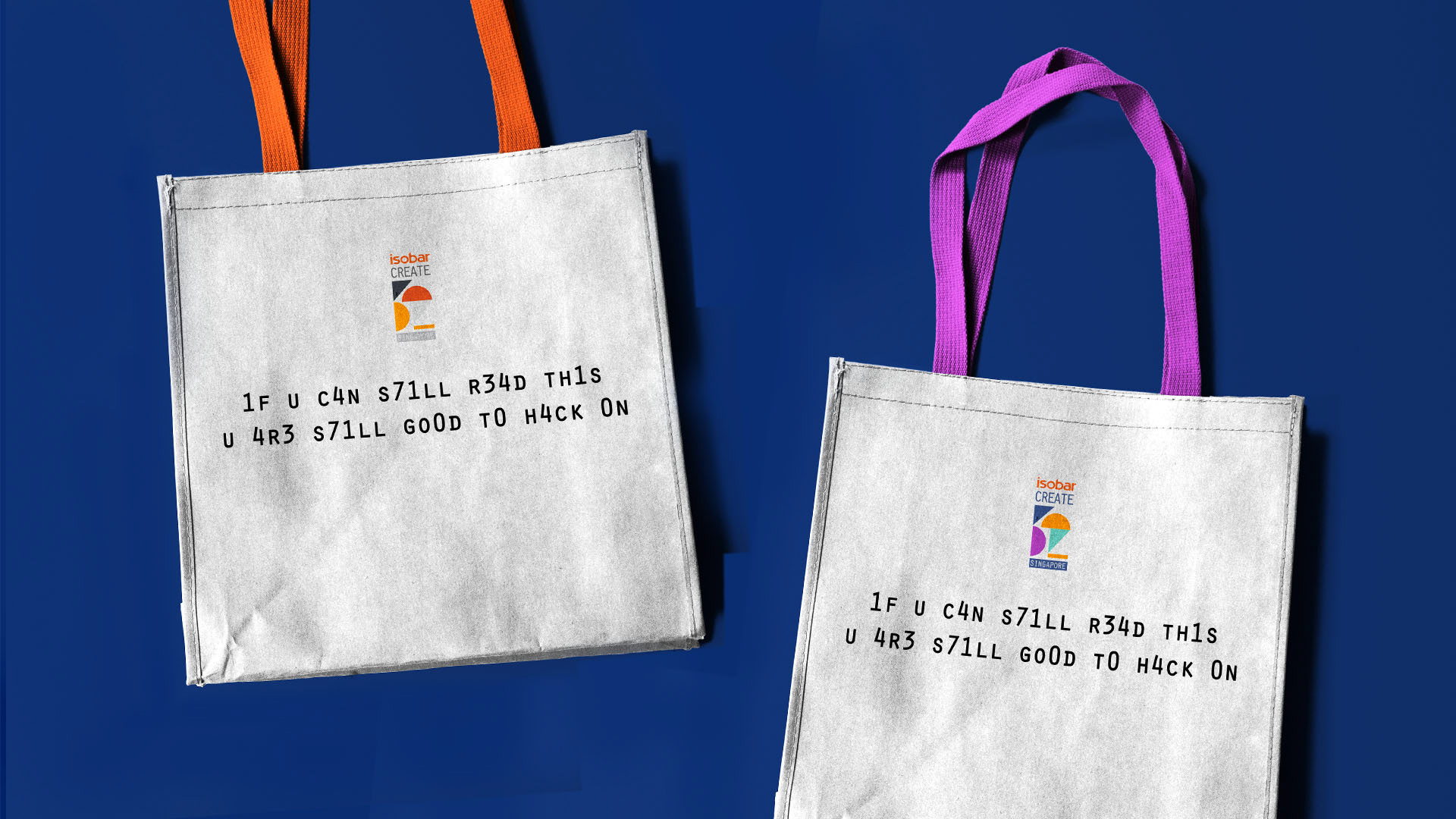 tote bag - event branding isobar Create 32