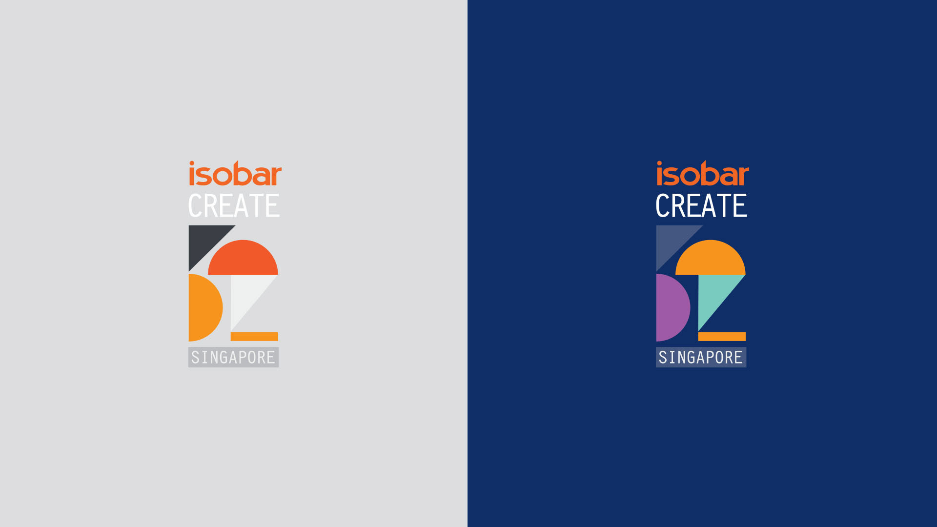 logo design - event branding isobar Create 32