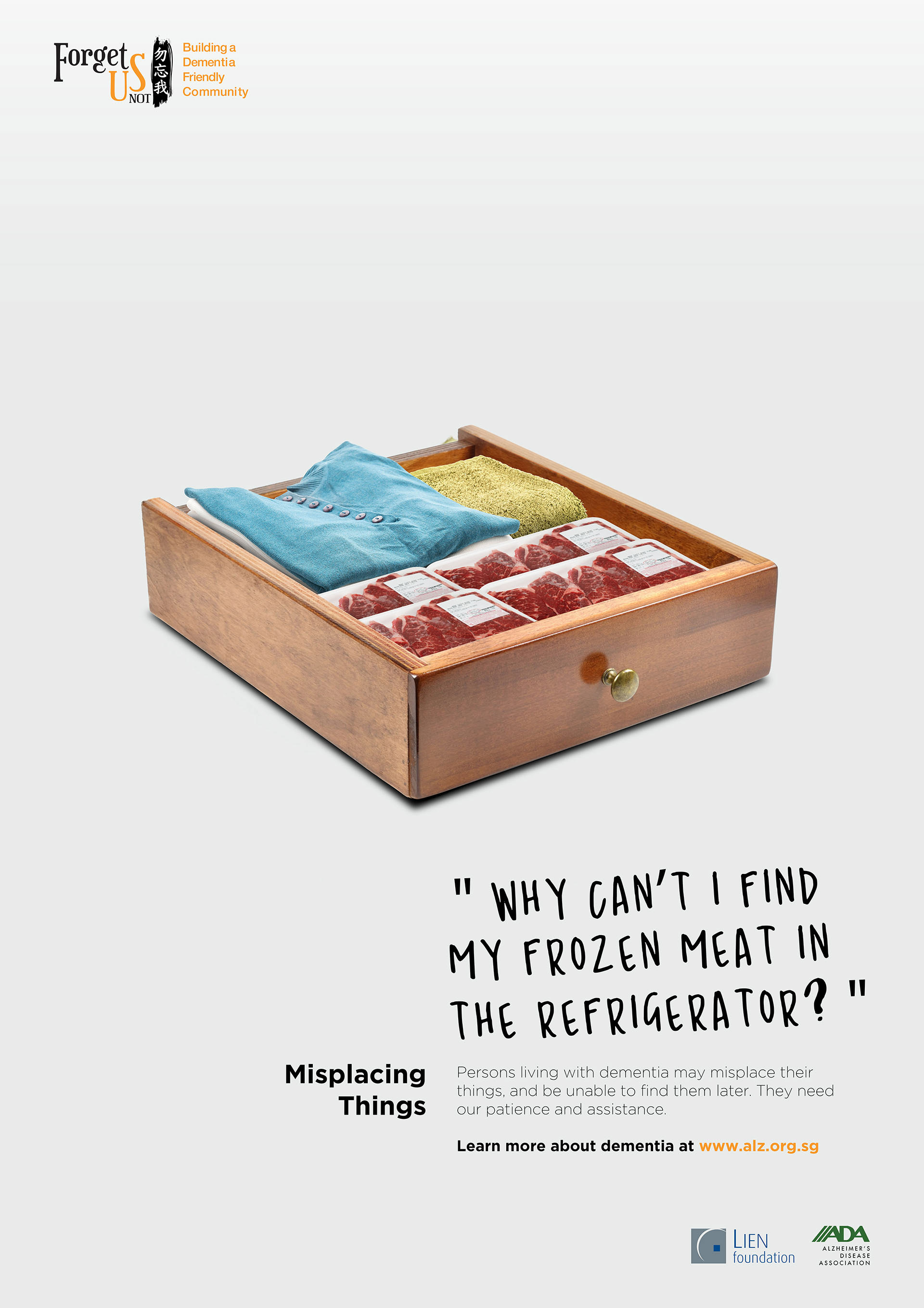 print ad for dementia singapore
