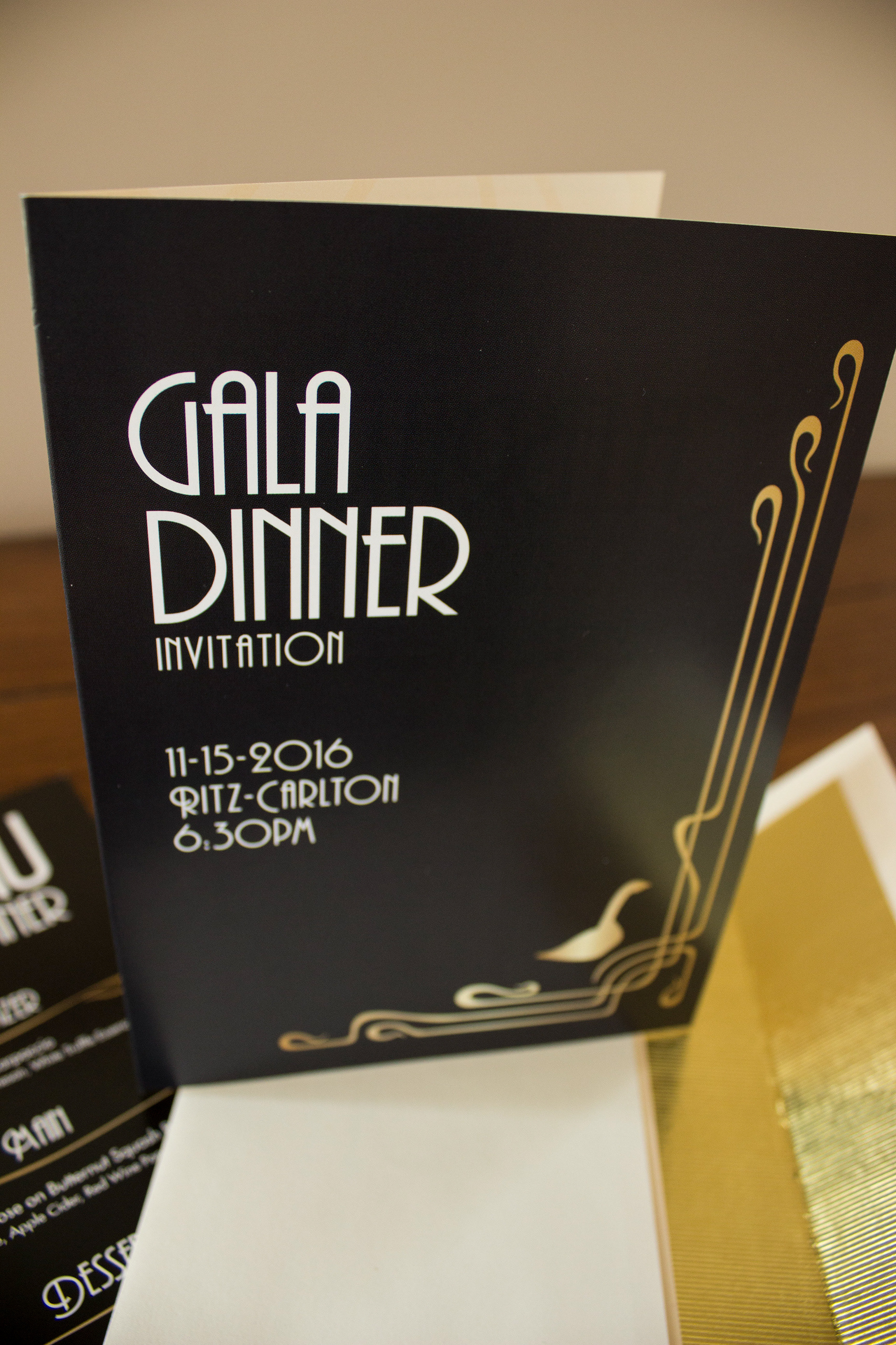 Image of the Martinsgans Gala Dinner invitation