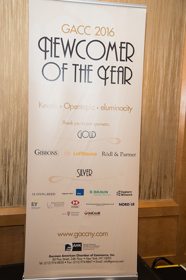 Image Copyright of the German American Chamber of Commerce, Inc. - Image of the Martinsgans Gala Dinner trade show banner
