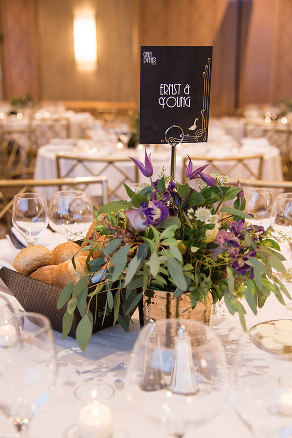 Image Copyright of the German American Chamber of Commerce, Inc. - Image of the Martinsgans Gala Dinner table signs