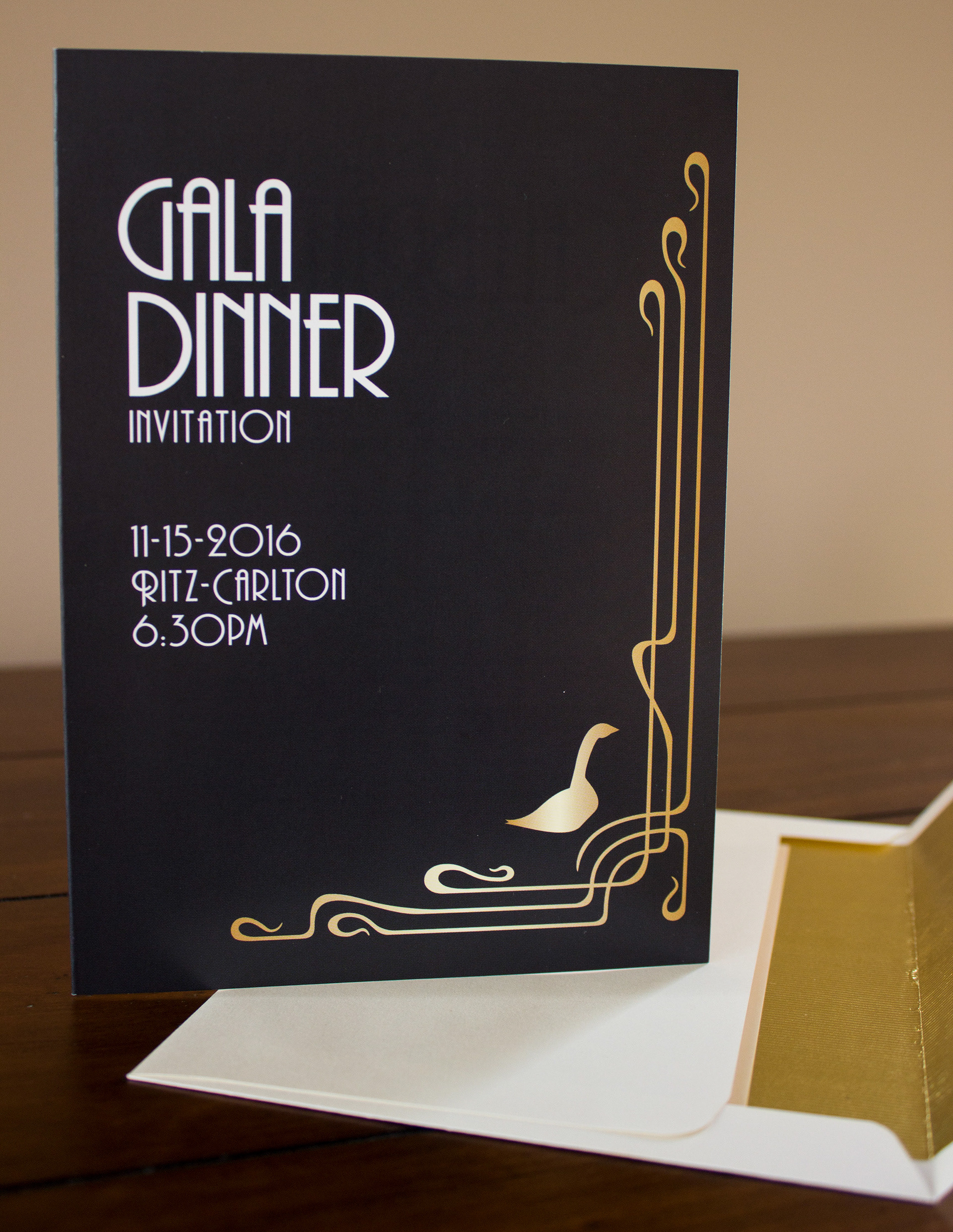 Image of the Martinsgans Gala Dinner invitation
