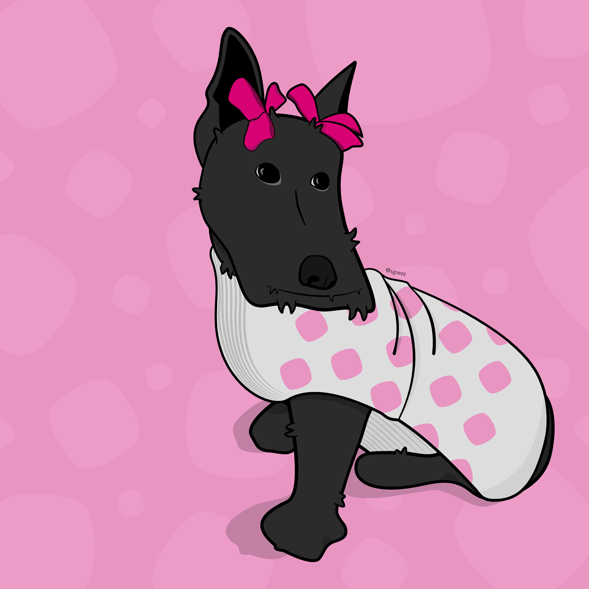Illustration of a dog