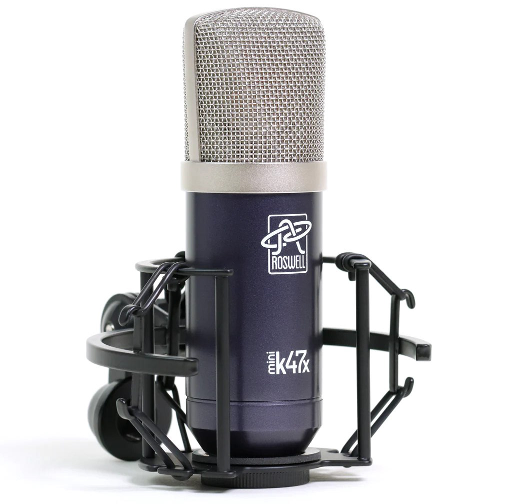 Roswell Mini K47x in Metallic Indigo with Shockmount