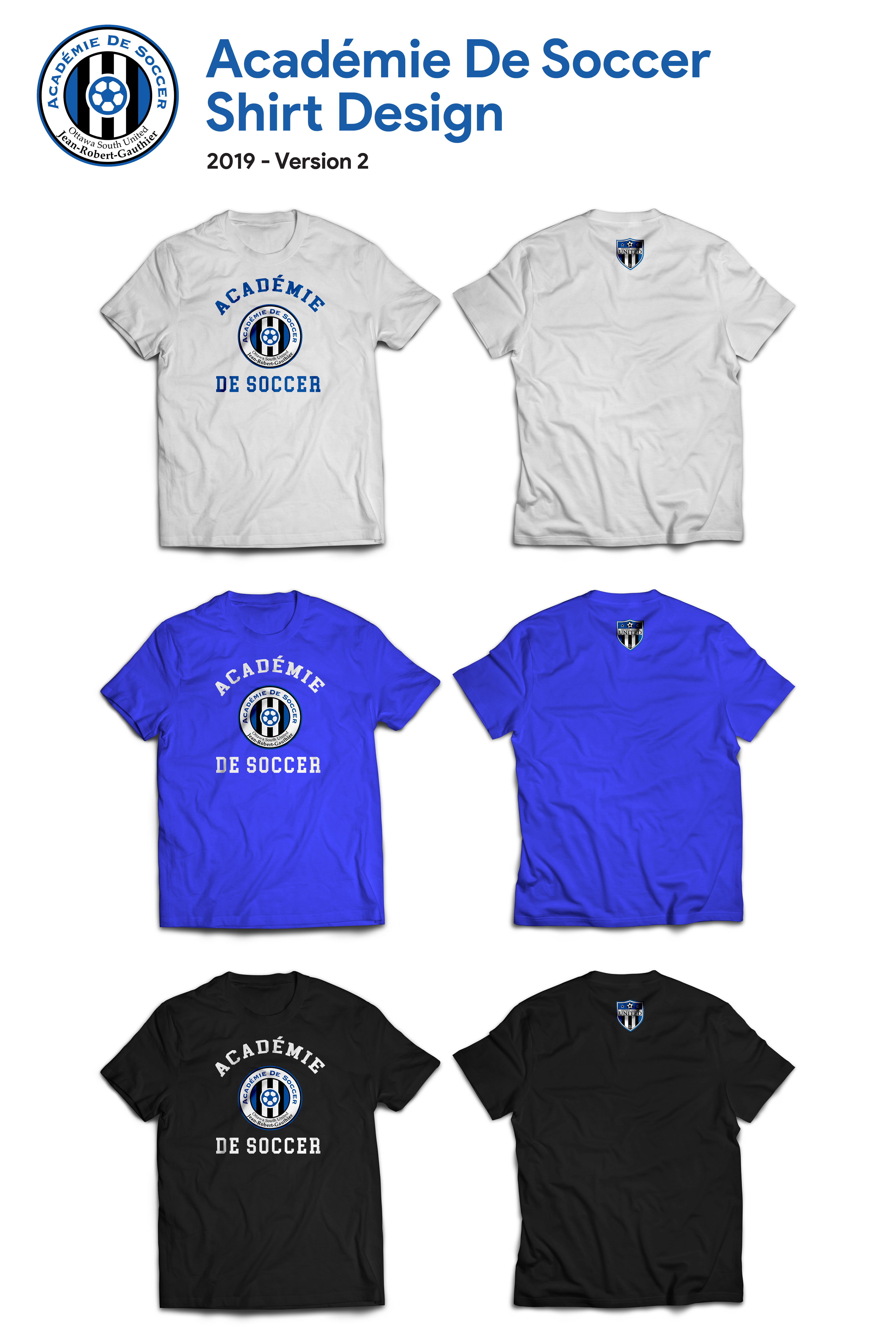 Academie De Soccer Shirt Designs