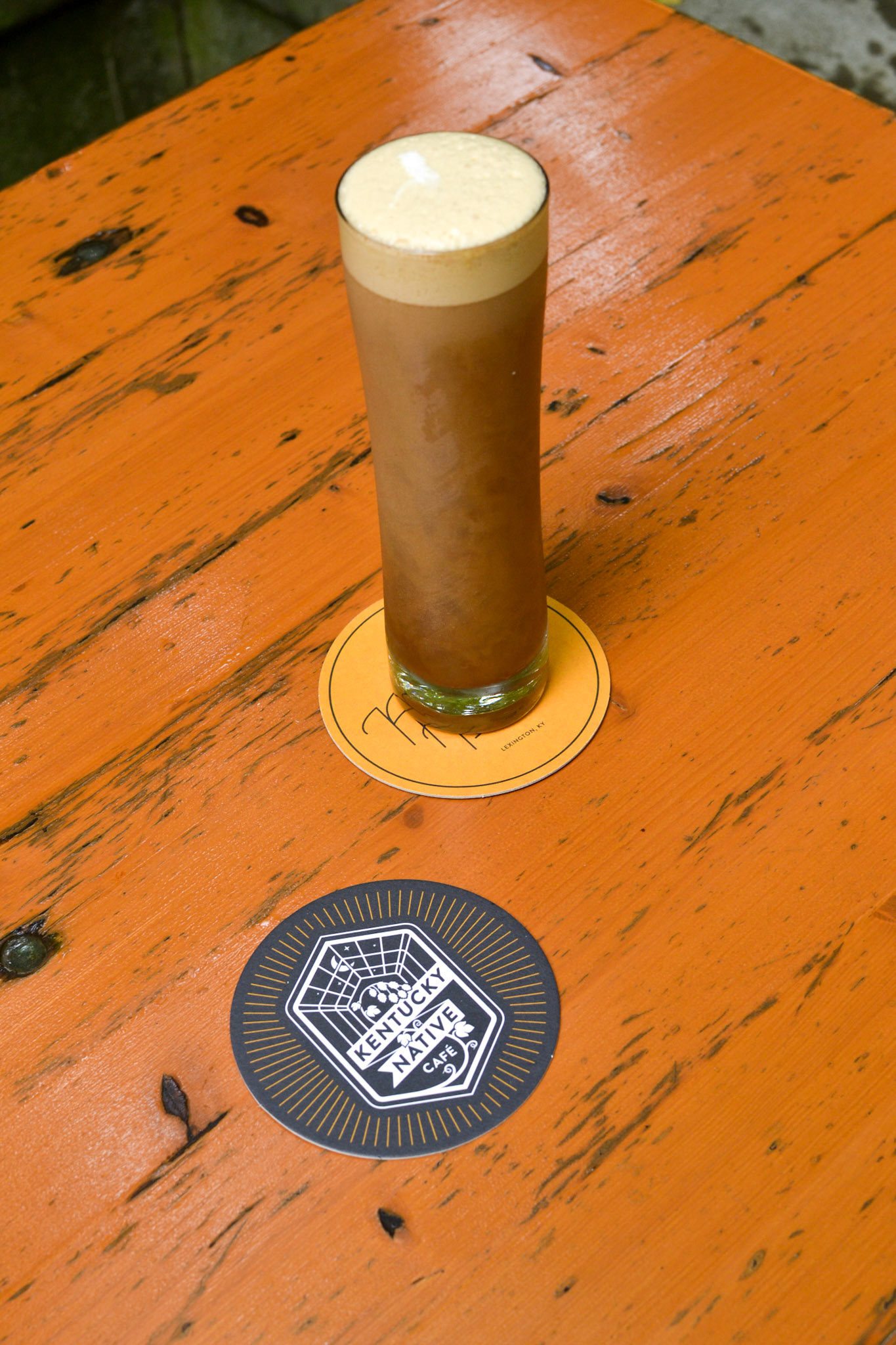 A cold brew of Nate’s coffee.