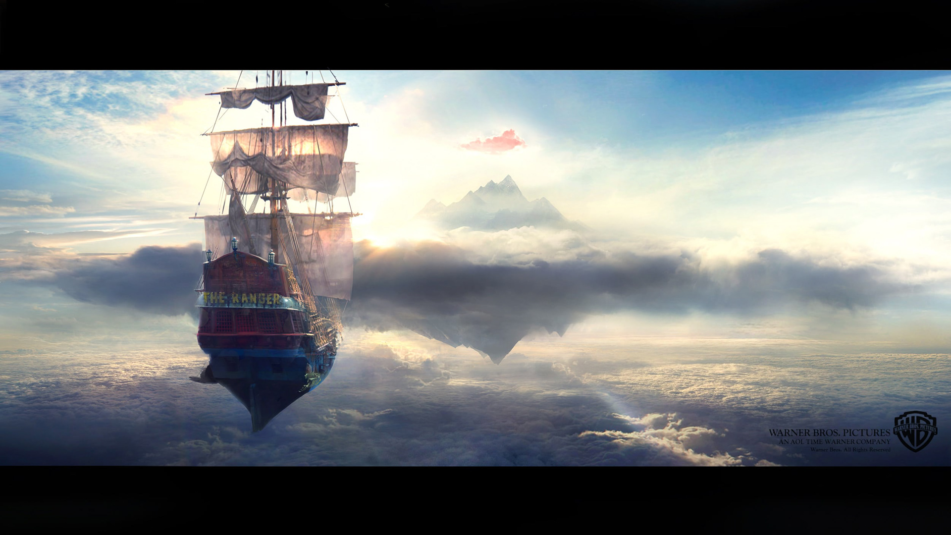 Post Vis concept for the approach to Neverland. 
