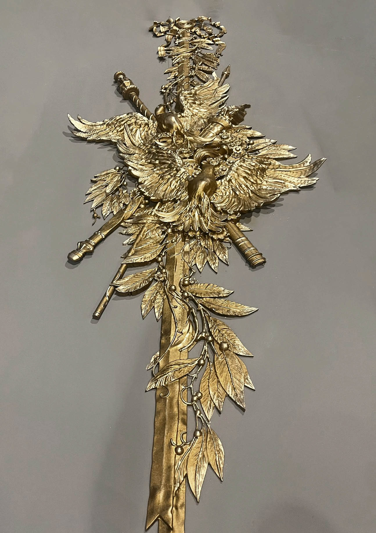 final print with spray finish