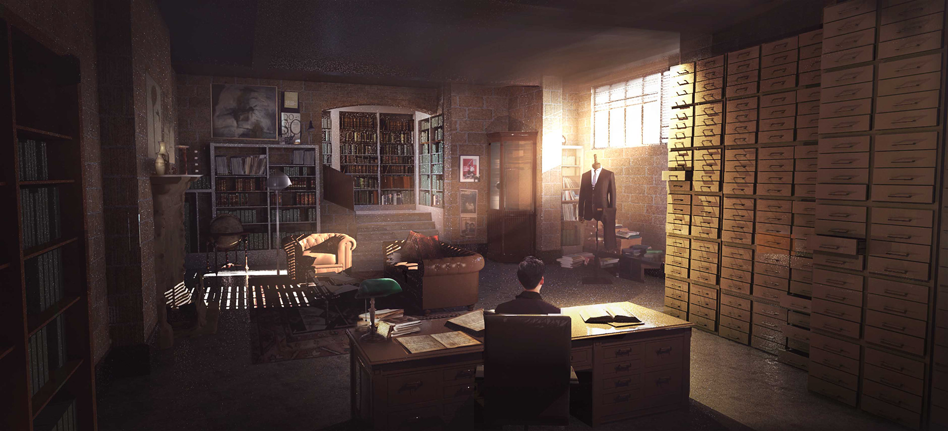 Early concept for Father's lair