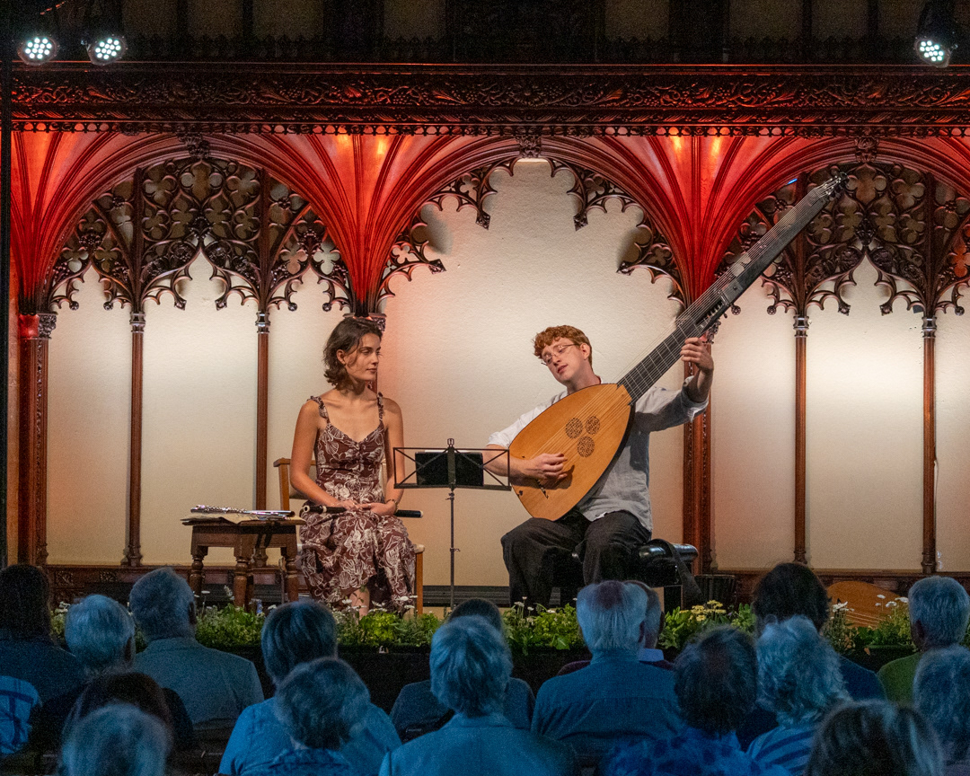 Flutes and Frets perform at Beaminster Festival