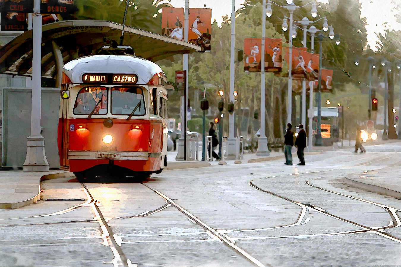 Red Trolley San Francisco
