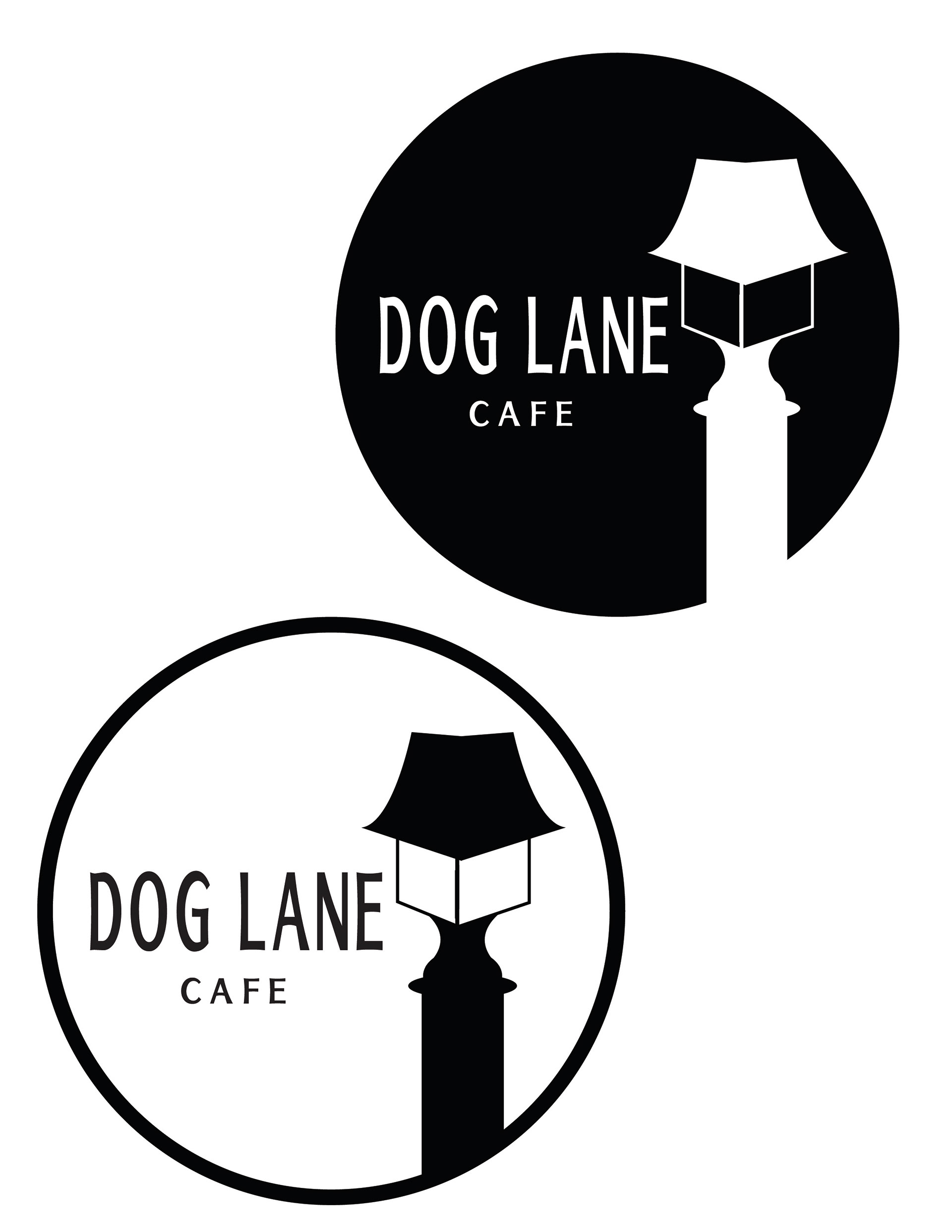 Black and white logos