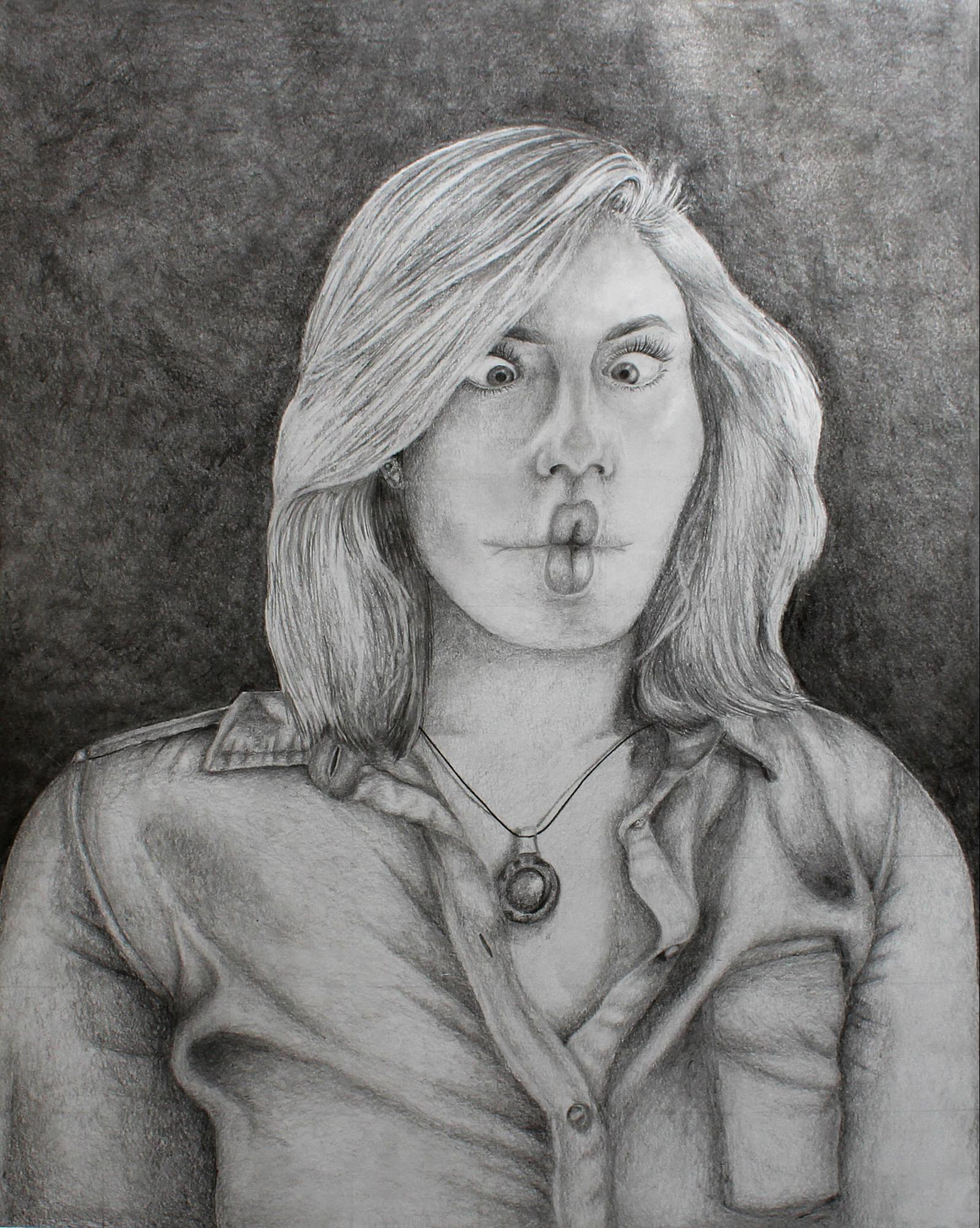 Silly Face Self Portrait, 2017