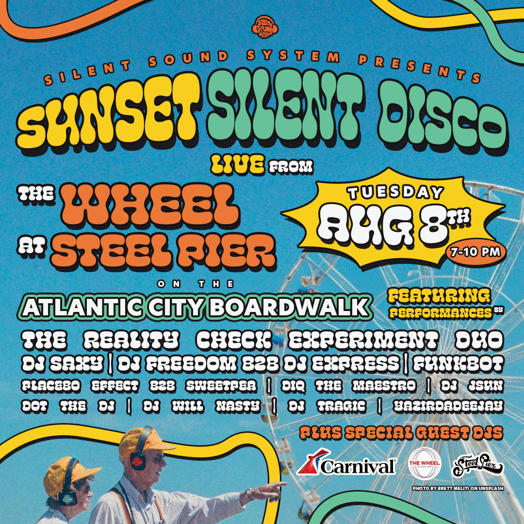 Sunset Silent Disco 2023 Social Media Graphic