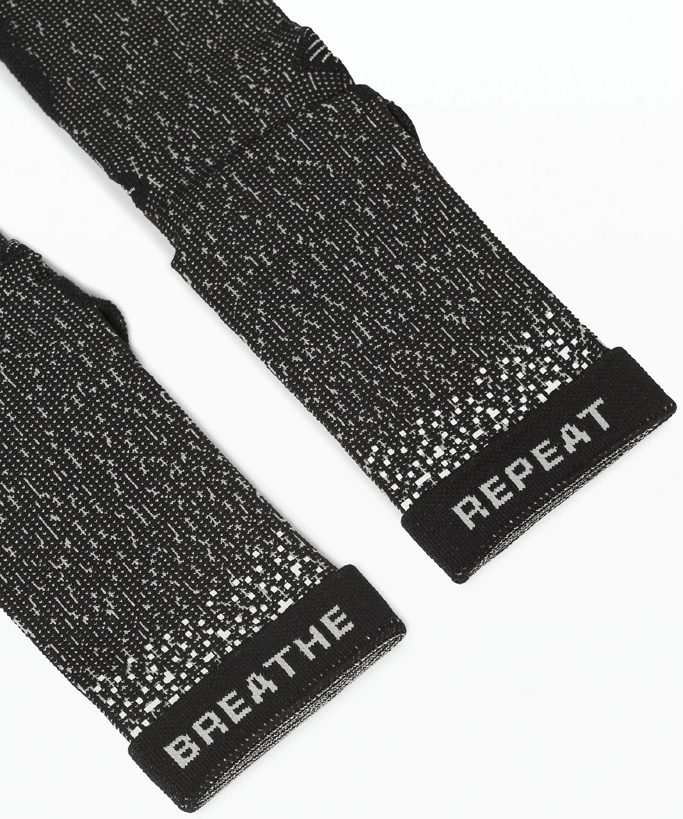 T.H.E. Crew Sock Men's: knit artwork & reflective print - product picture