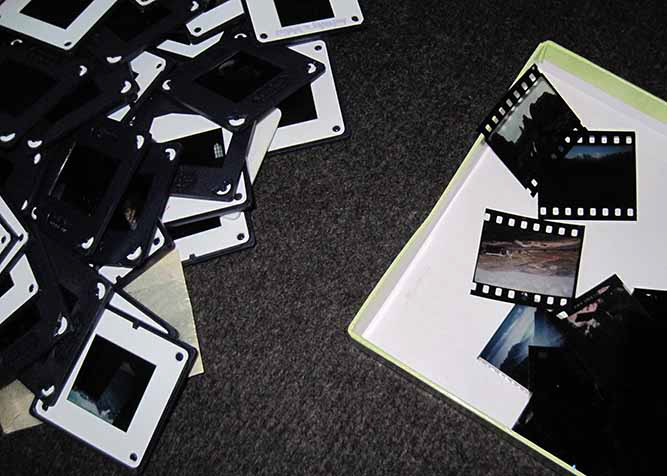 OLD SLIDE FILM (WASTE)