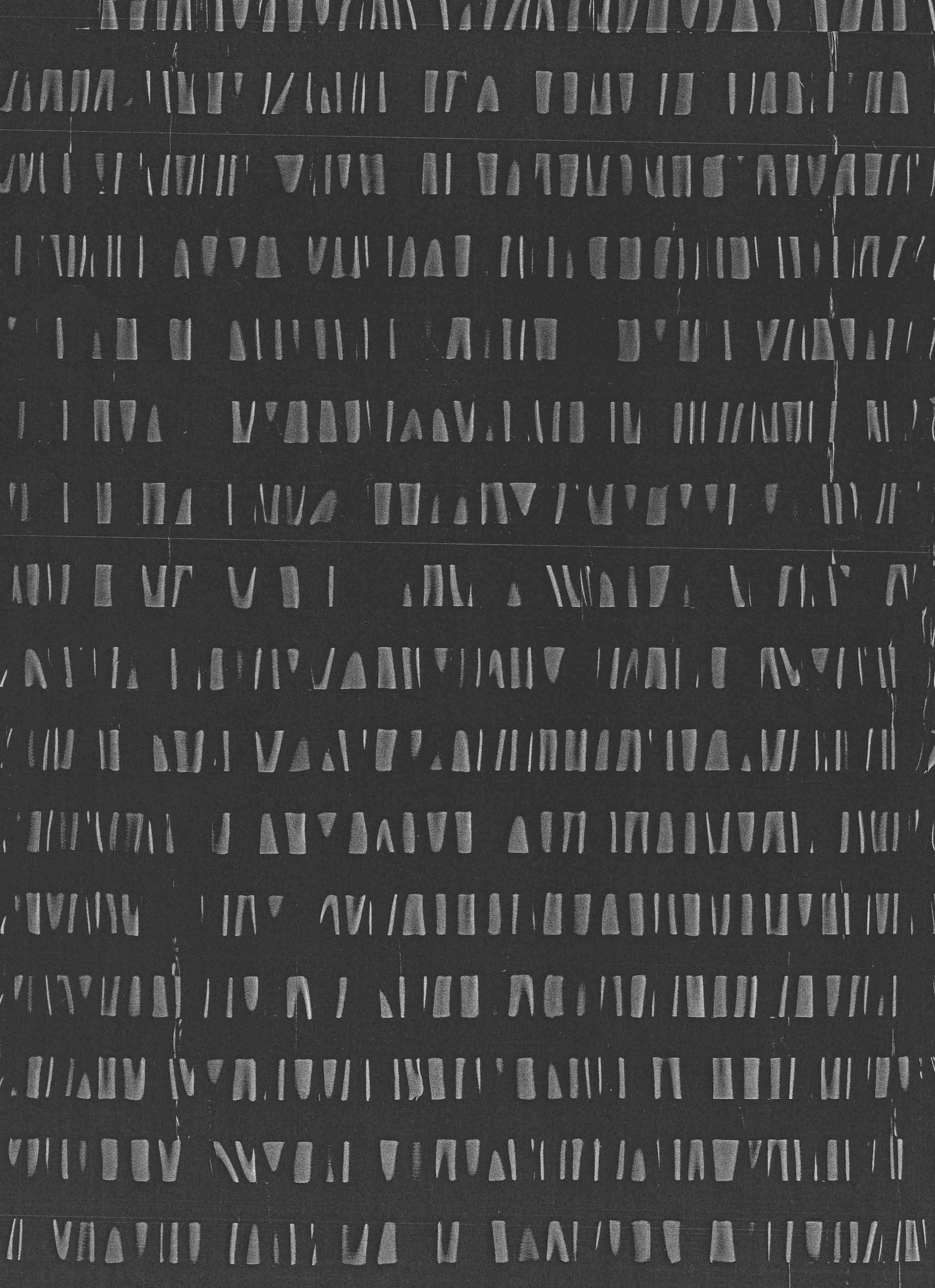 Textile Art Project No. 2: old recording tape - Woven Concept 3 high contrast