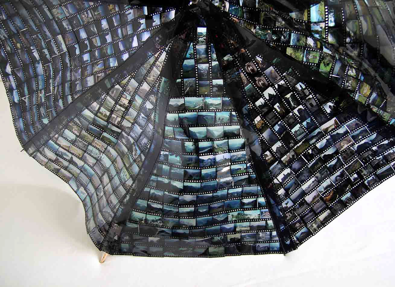 UMBRELLA PIECES SEWN TOGETHER