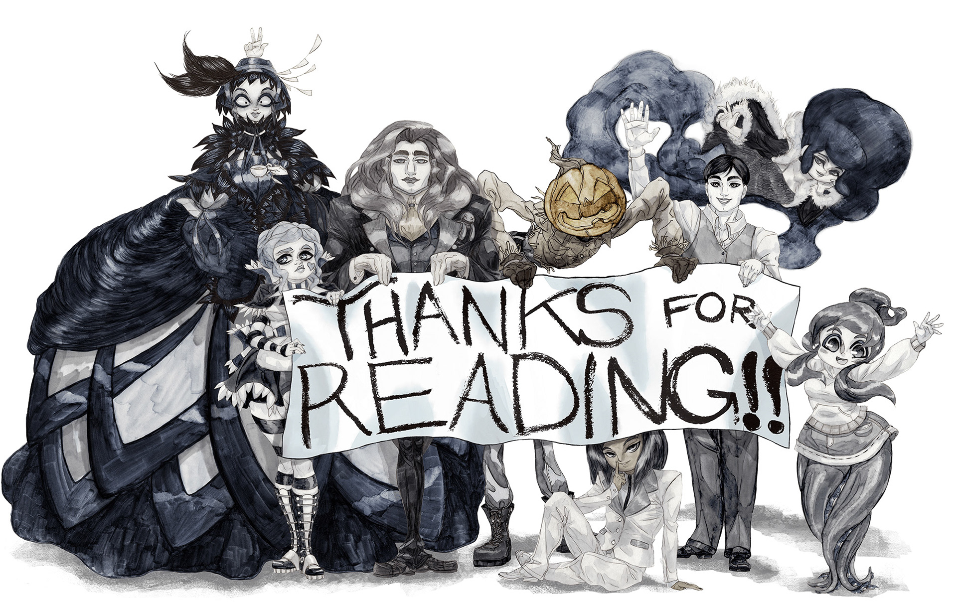 "Thanks for Reading" (back cover)