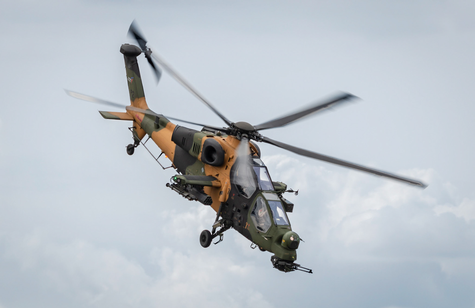 The Turkish Aerospace T129 ATAK Helicopter