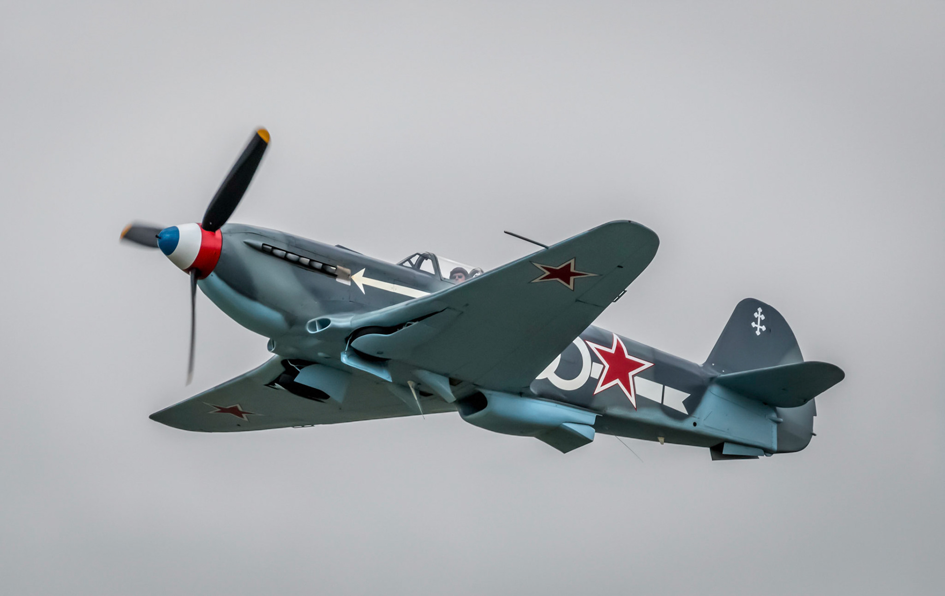 Russian WW2 Yak-3 at Farnborough Airshow 2016