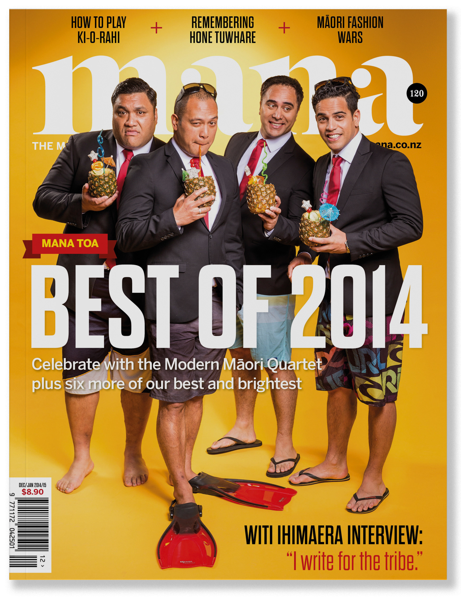 Mana cover - Best of 2014. Designed by Marc Backwell