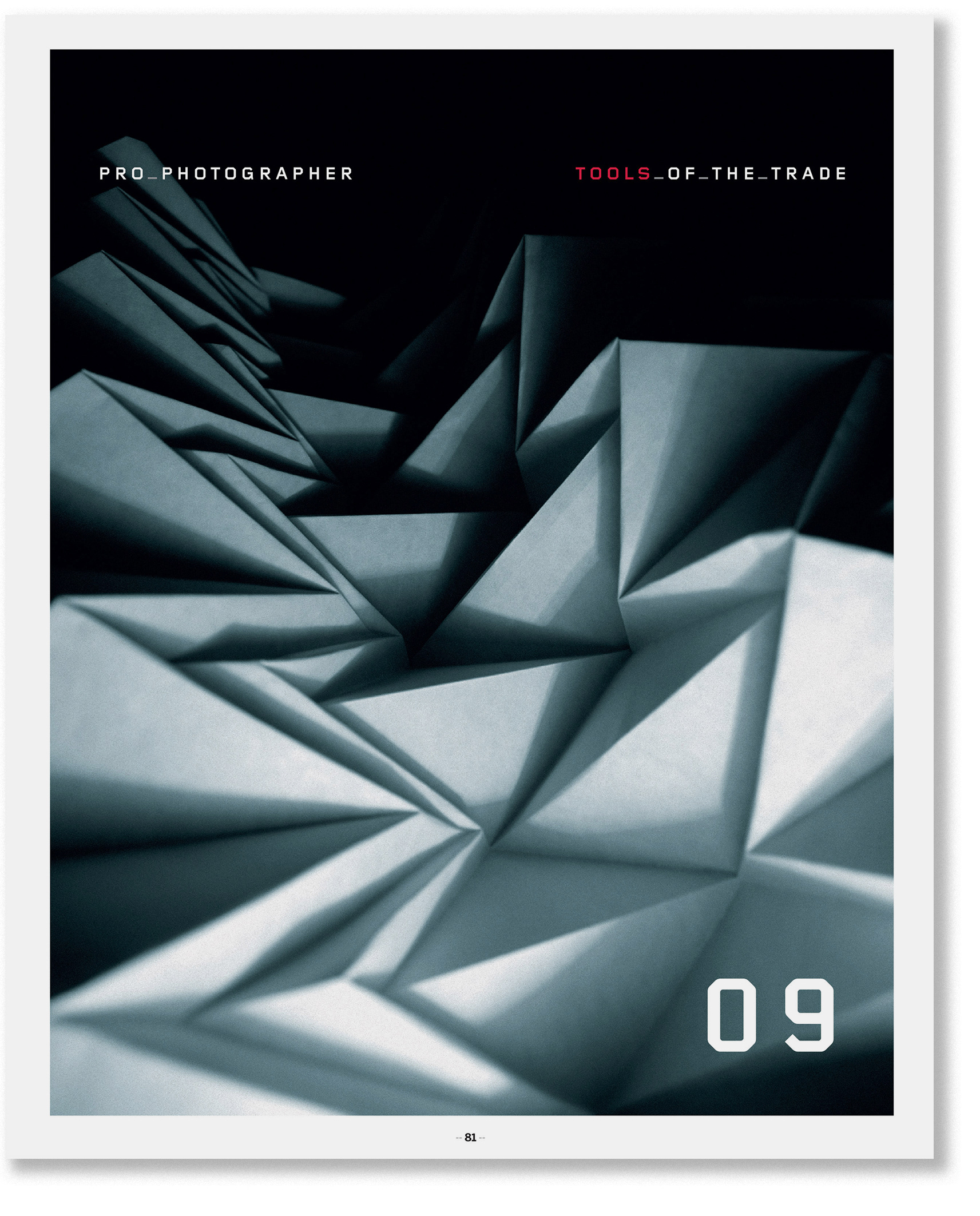 PRO Photographer - Tools of the Trade 1. Designed by Marc Backwell