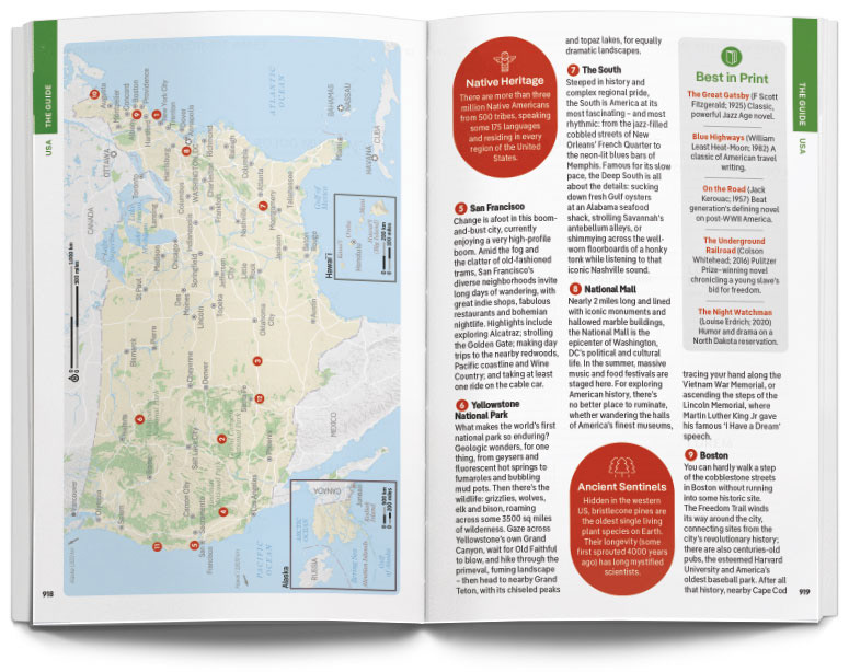 Lonely Planet The World Spread: USA 3