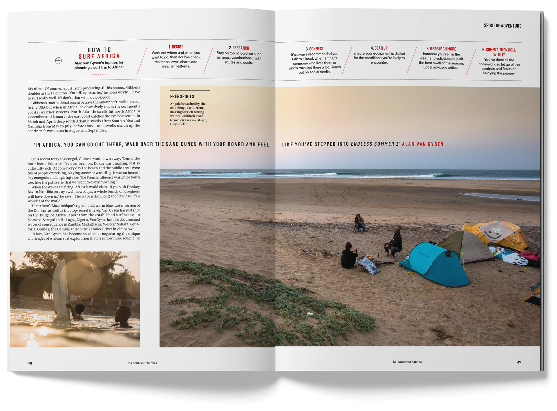 High Life SA feature - Surf Africa 2. Designed by Marc Backwell