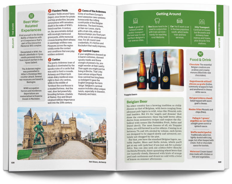 Lonely Planet The World Spread: Belgium 2