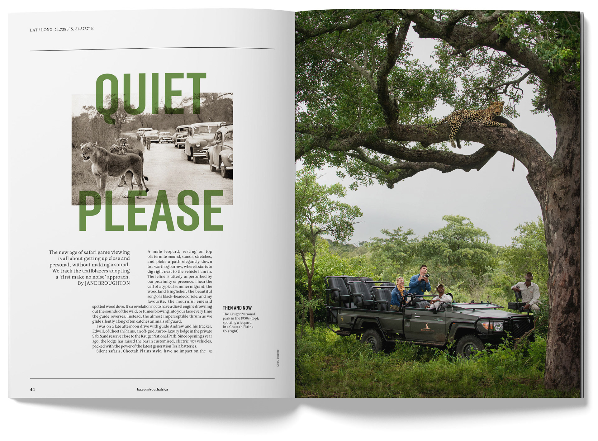 High Life SA feature - Silent Safaris 1. Designed by Marc Backwell