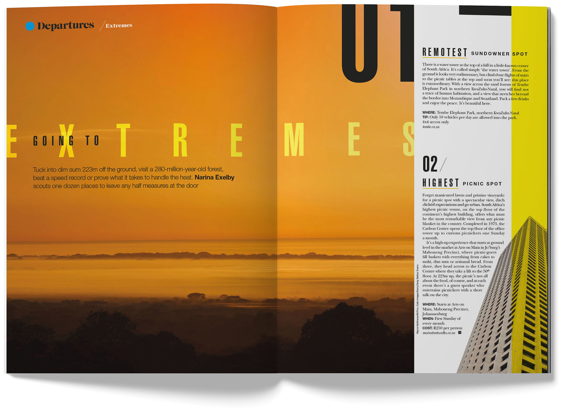 High Life SA feature - Extremes 1. Designed by Marc Backwell
