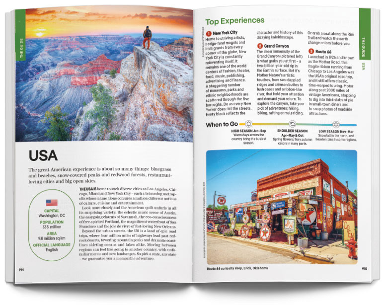 Lonely Planet The World Spread: USA 1