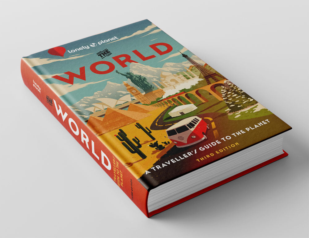 Lonely Planet The World: Cover Mockup