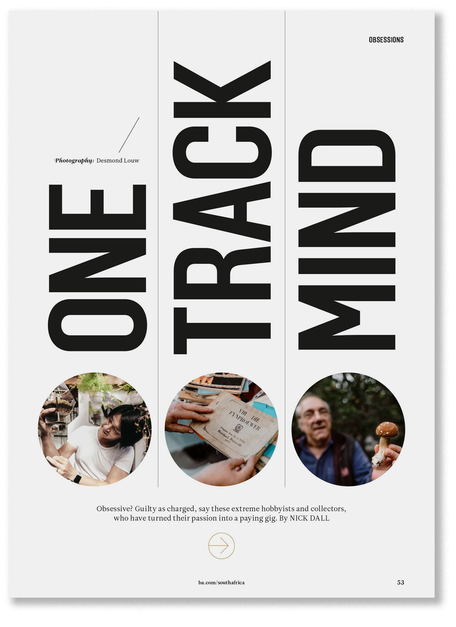 High Life SA feature - Obsessions 1. Designed by Marc Backwell