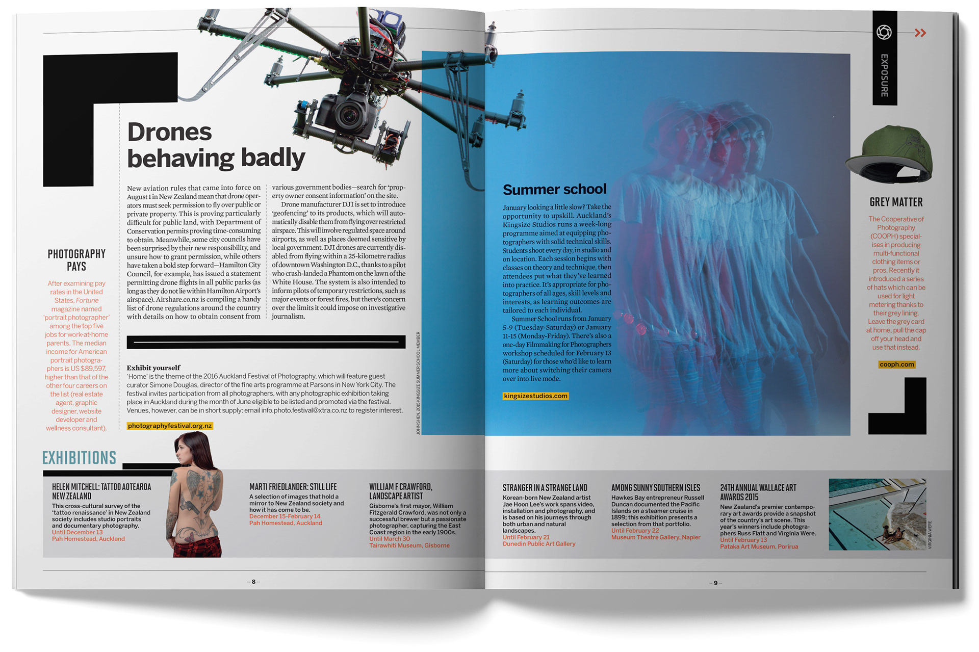 PRO Photographer department - News. Designed by Marc Backwell