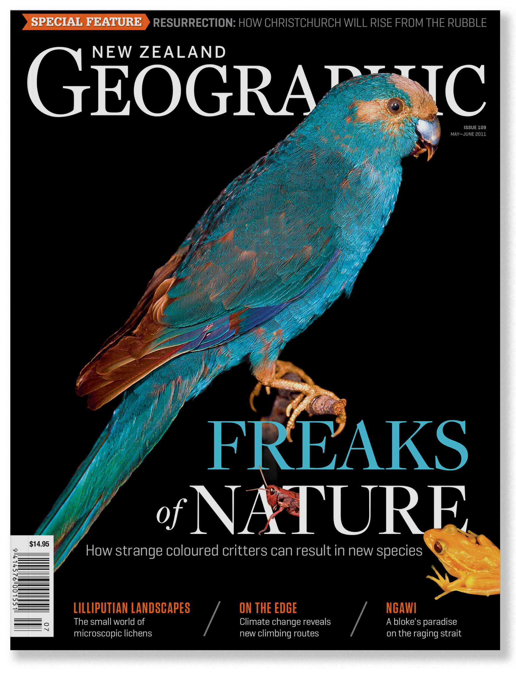 New Zealand Geographic Cover: Freaks of Nature