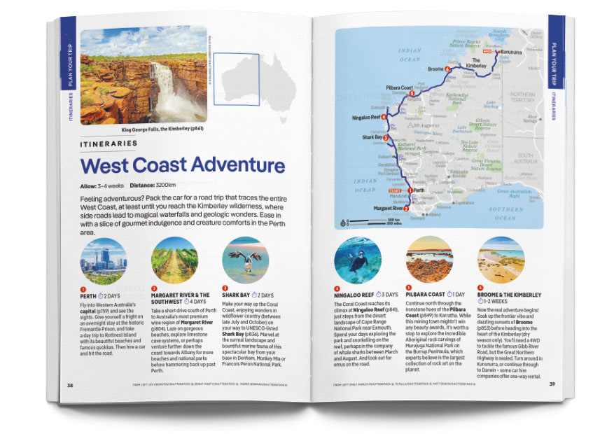 Lonely Planet Classic Spread: Itineraries