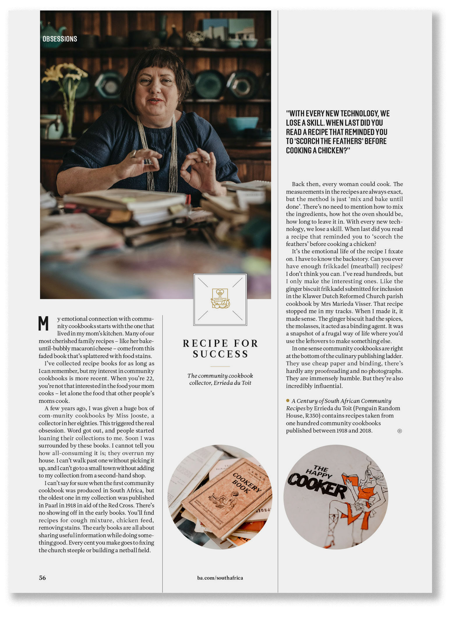 High Life SA feature - Obsessions 3. Designed by Marc Backwell