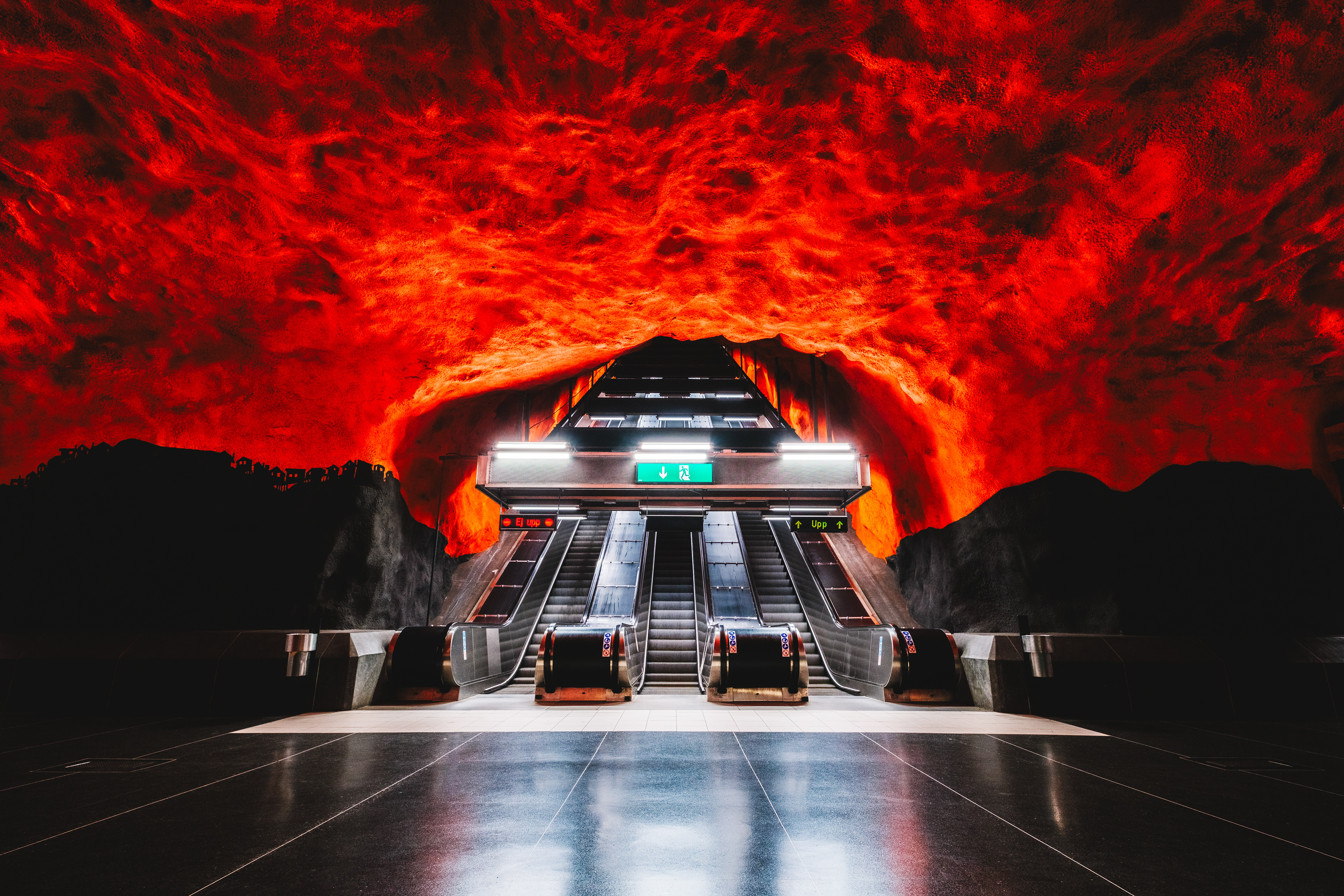 Solna Centrum Station - Stockholm, Sweden