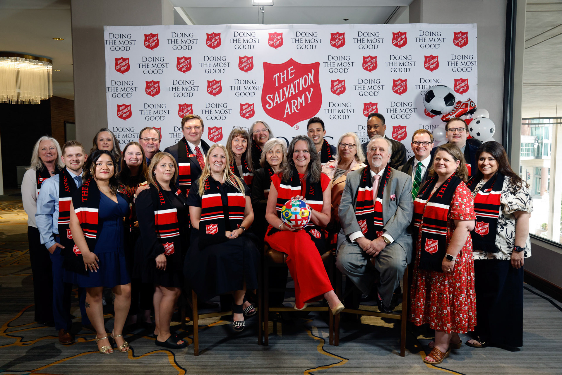 Corporate donors and other participants attend the Salvation Army, Kansas/Eastern Missouri Division's Civic Luncheon with  guest speaker, Matt Besler in Kansas City, Mo., Thursday, May 7, 2026.  (Photo/Colin E. Braley)