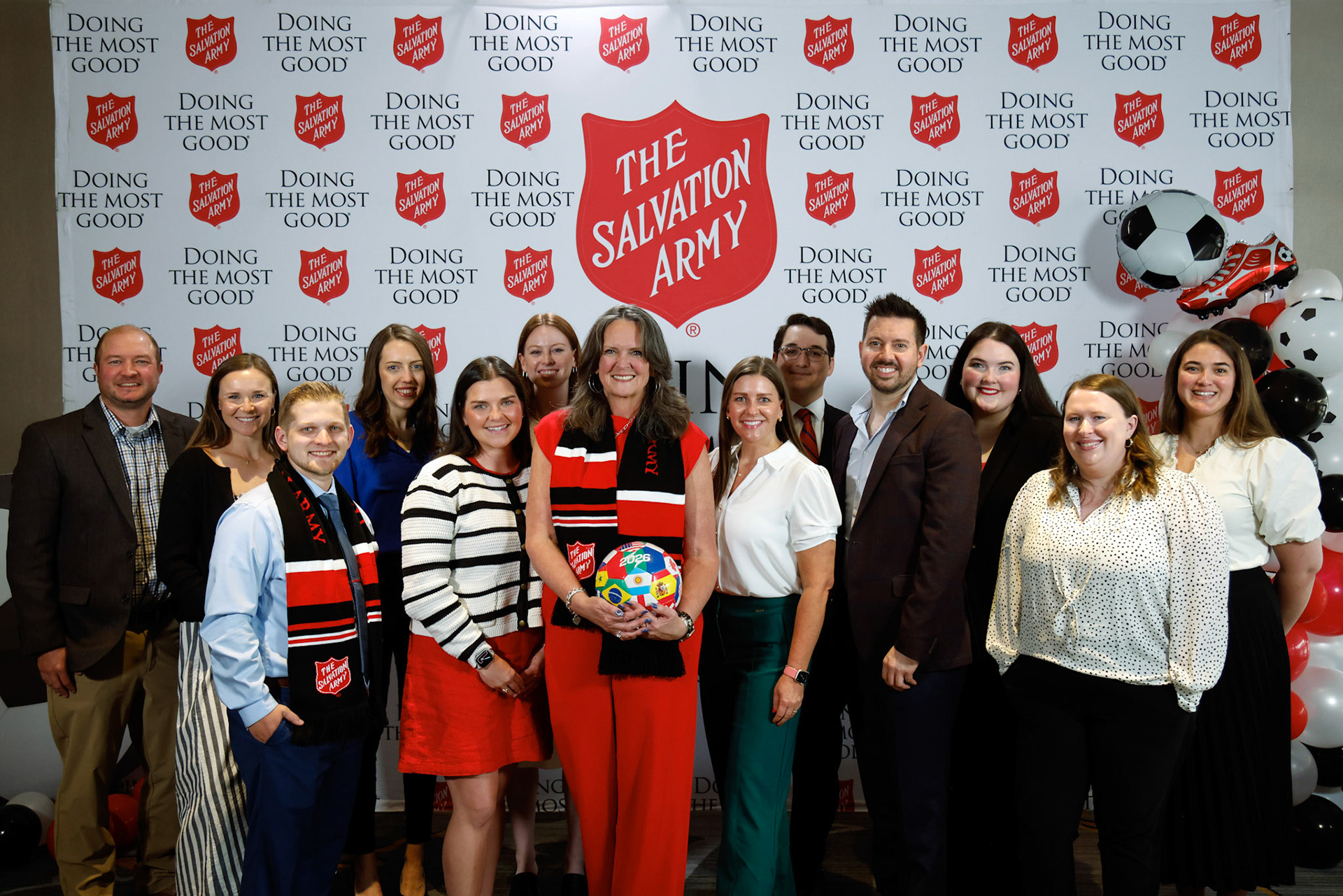 Corporate donors and other participants attend the Salvation Army, Kansas/Eastern Missouri Division's Civic Luncheon with  guest speaker, Matt Besler in Kansas City, Mo., Thursday, May 7, 2026.  (Photo/Colin E. Braley)