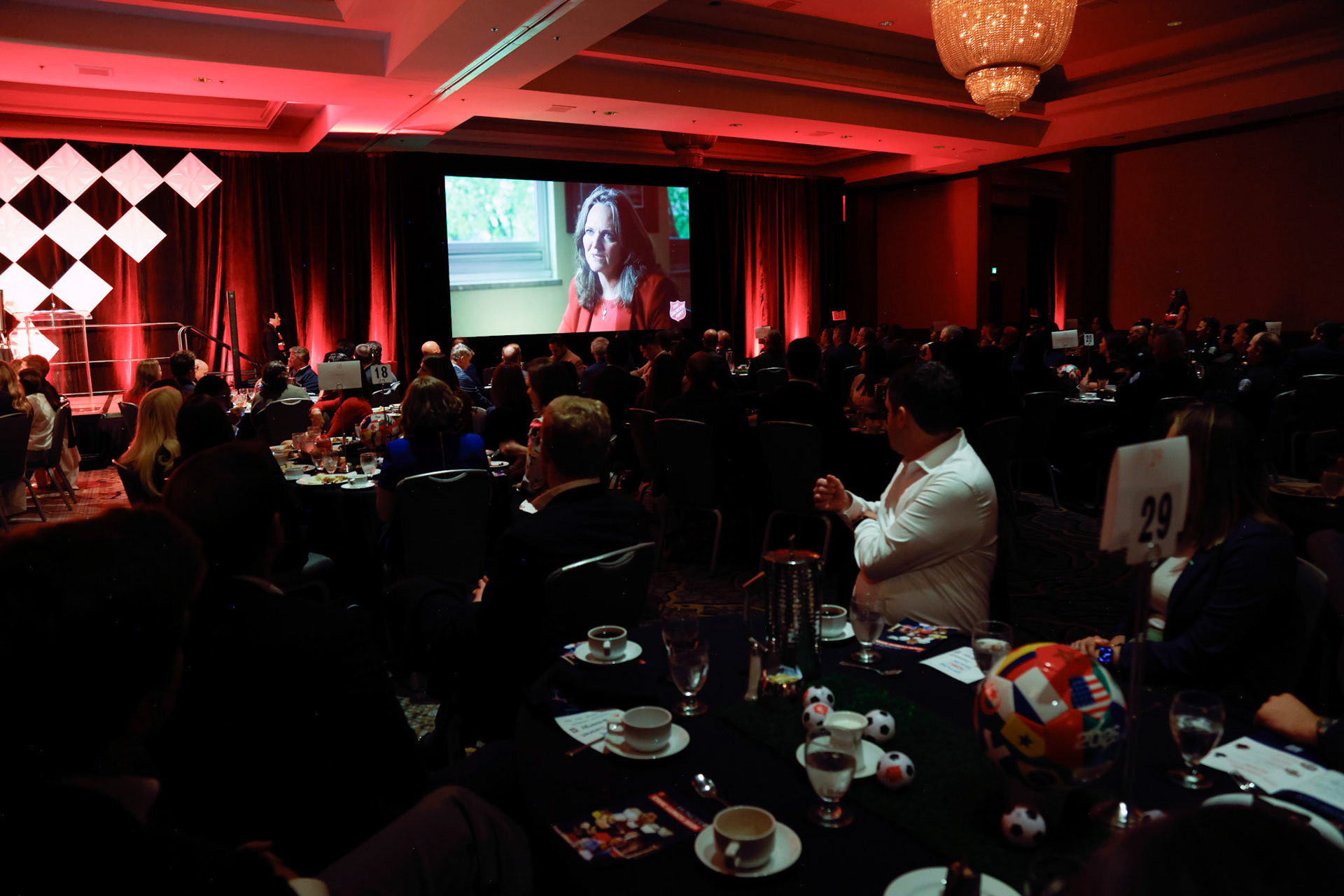 Corporate donors and other participants attend the Salvation Army, Kansas/Eastern Missouri Division's Civic Luncheon with  guest speaker, Matt Besler in Kansas City, Mo., Thursday, May 7, 2026.  (Photo/Colin E. Braley)