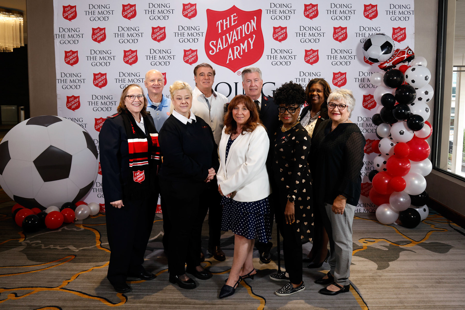 Corporate donors and other participants attend the Salvation Army, Kansas/Eastern Missouri Division's Civic Luncheon with  guest speaker, Matt Besler in Kansas City, Mo., Thursday, May 7, 2026.  (Photo/Colin E. Braley)