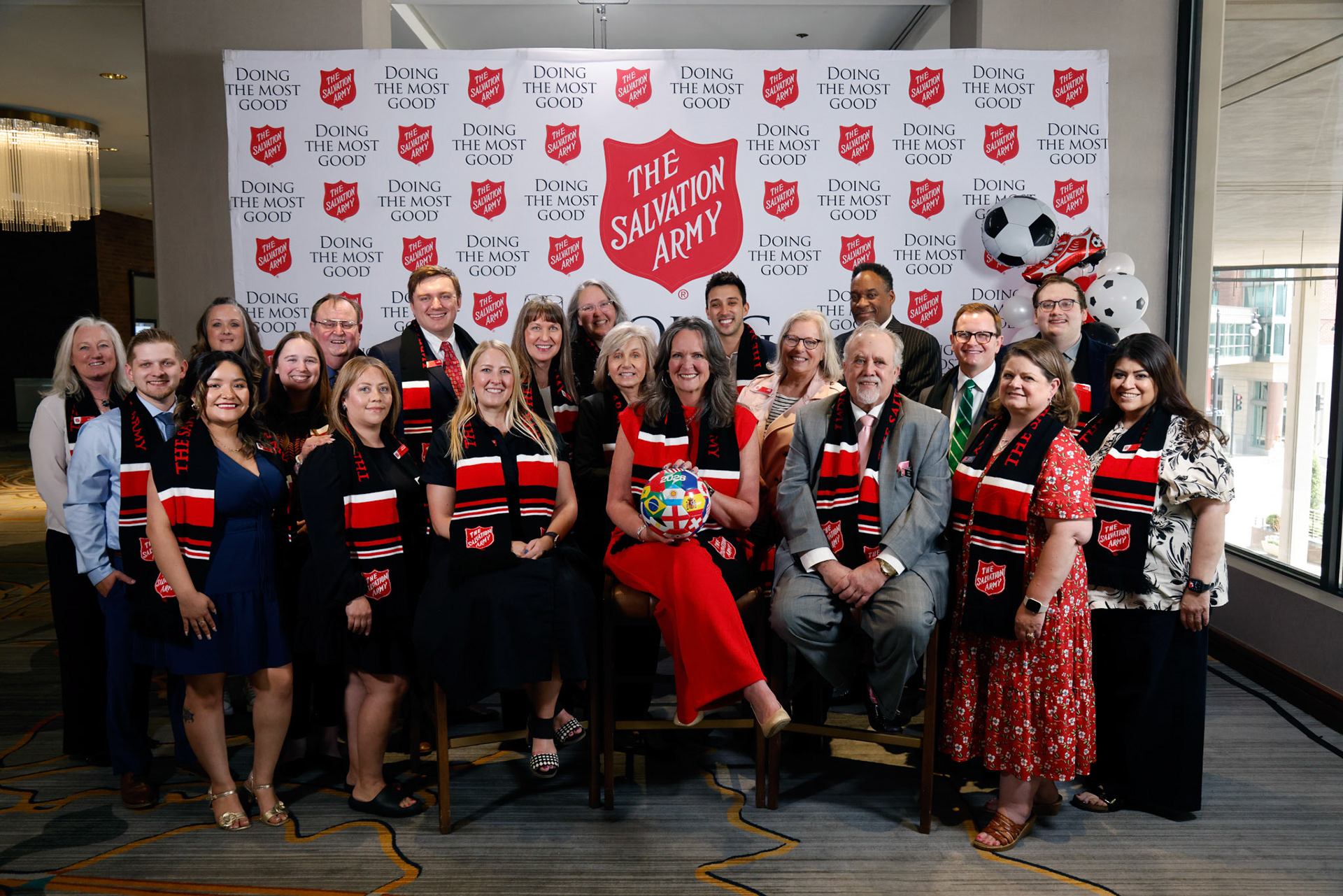 Corporate donors and other participants attend the Salvation Army, Kansas/Eastern Missouri Division's Civic Luncheon with  guest speaker, Matt Besler in Kansas City, Mo., Thursday, May 7, 2026.  (Photo/Colin E. Braley)
