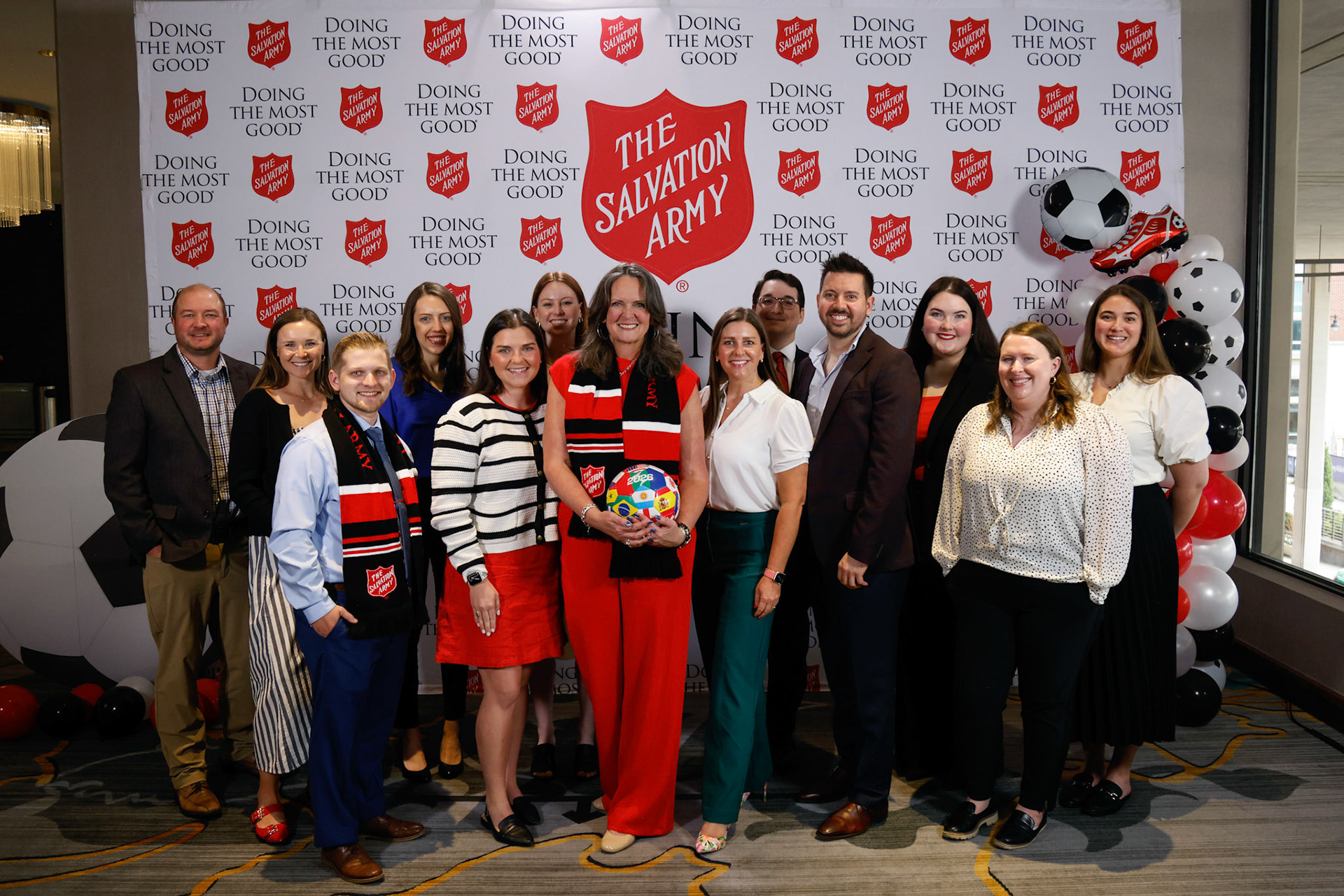 Corporate donors and other participants attend the Salvation Army, Kansas/Eastern Missouri Division's Civic Luncheon with  guest speaker, Matt Besler in Kansas City, Mo., Thursday, May 7, 2026.  (Photo/Colin E. Braley)